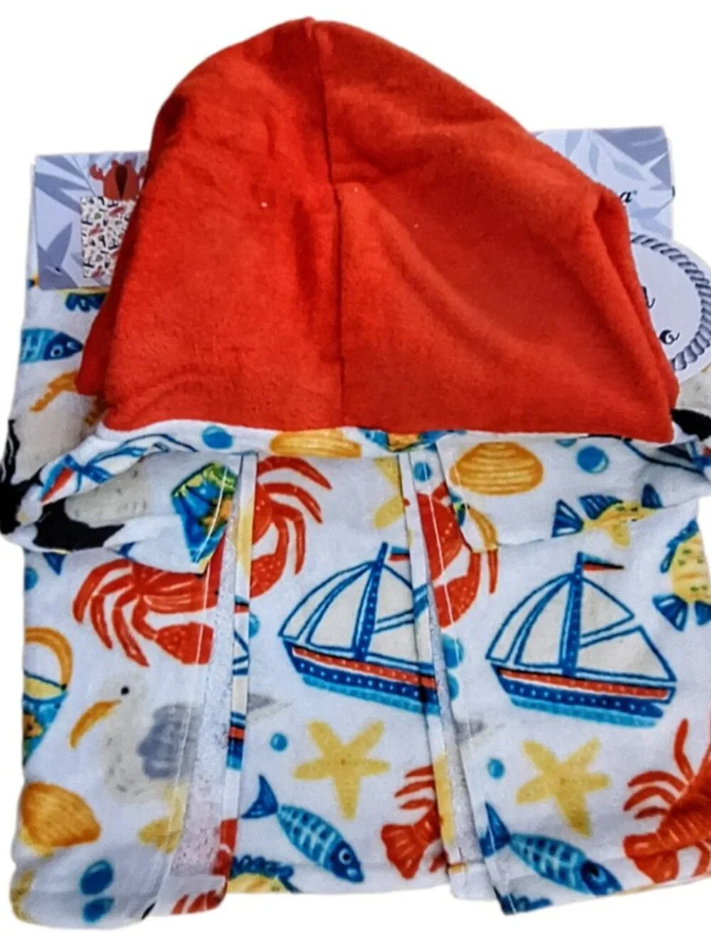 Tommy Bahama Kids' Hooded Cotton Towel Poncho 24″x48″ New